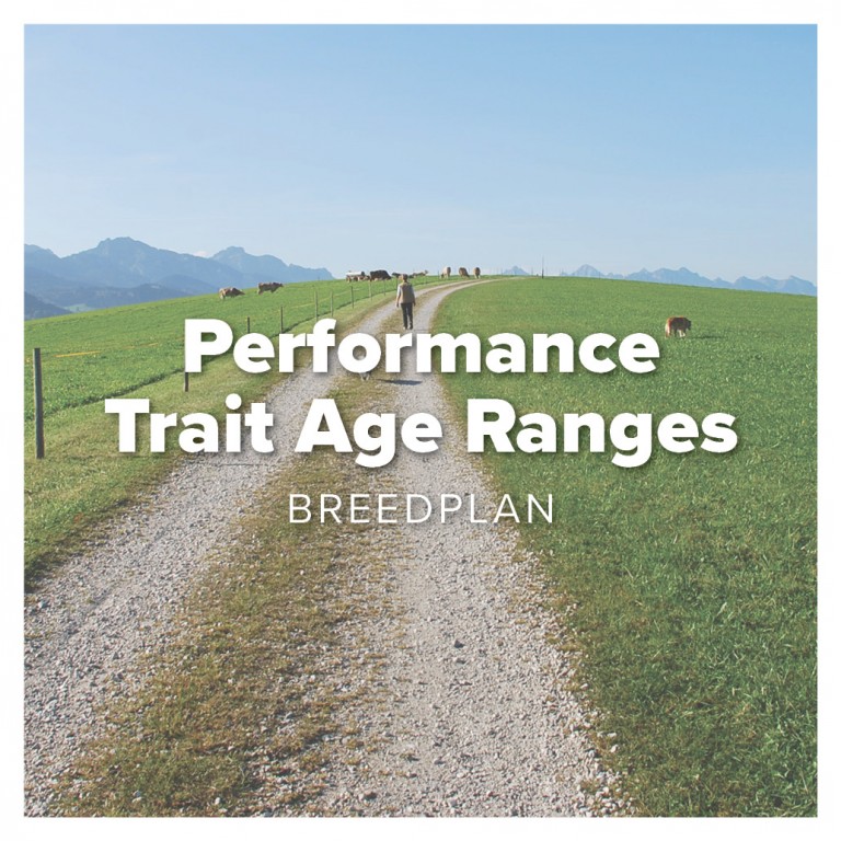 performance trait age ranges